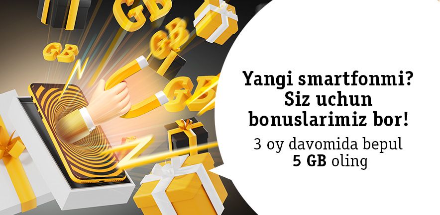 «Smartphone uchun bonus» aksiyasi